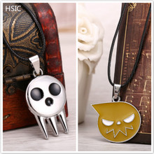 HSIC 10PCS/LOT Anime Soul Eater Death the Kid Pendant Necklace Metal Necklace HSIC10466 Christmas Gifts 2024 - buy cheap