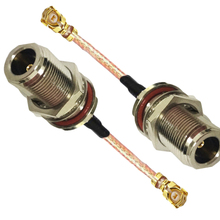 10 Uds. IPX U.FL IPEX a largo N Hembra tuerca o-ring conector impermeable RF Coaxial Pigtail RG178 Cable 10cm 15cm 20cm 30cm 50cm 2024 - compra barato