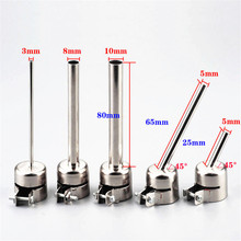 5Pcs/lot 850/852 Series Hot Air Gun Nozzle Lengthen Type 45 Degree Tilt BGA Nozzle Welding Accessories For YIHUA SAIK 850 852D+ 2024 - buy cheap