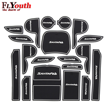 For Hyundai Santa Fe IX45 2013 2014 2015 3D Rubber Mat Non-slip Mat Door Groove Mat Car Accessories Styling 19pcs/set 2024 - buy cheap