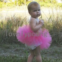 Baby Tutu Skirt HotPink Color Baby Birthday Party Dance Ballet Skirt Tutu Kids Clothing Costume Cospaly Wear Toddler Girls Skirt 2024 - buy cheap