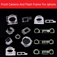 Sensor de luz proximidade & câmera frontal suporte plástico para iphone 4 4S 5S 5c 6s 7 8 plus xr x xs 11pro max câmera frontal suporte anel 2024 - compre barato