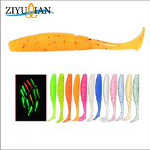1pcs Soft Lure Wobbler Fishing Lures Shiner 50mm/1g 12Color Worm Silicone Artificial Lure Carp Fishing Bass Artificial Soft Bait 2024 - buy cheap
