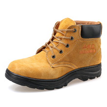Zapatos de seguridad industriales para hombre, botas de esquí con punta de acero, calzado de trabajo pesado, AC11006 2024 - compra barato