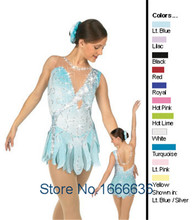 Custom Figure Ice Skating Dresses For Girls  With Spandex  Graceful New Brand Figure Skating Competition Dress DR2712 2024 - buy cheap