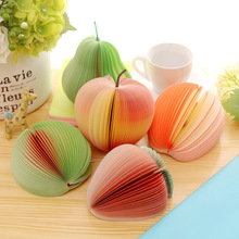 Fresh Fruit Memo Pad Cute Apple Shaped Sticky Notes Scrapbooking Notepad deco Bookmark Paper Sticker Kids School Office Supplies 2024 - buy cheap