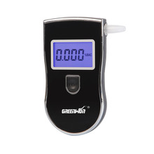 2019 Greenwon Prefessional Police Digital Breath Alcohol Tester  Breathalyzer & 5 Mouthpieces with russian User manual 2024 - buy cheap
