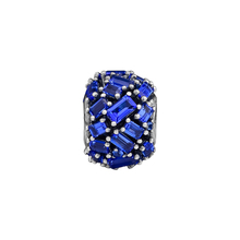 CKK-abalorio elegante cincelado azul para pulsera Pandora, abalorios de plata de ley 925 originales para fabricación de joyas, kralen 2024 - compra barato