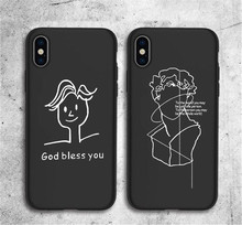 Art David lines god biess you soft silicone Phone Case For huawei p30 p30 lite p20 pro p10 mate 20 pro 10 lite honor 9 10 lite 2024 - buy cheap