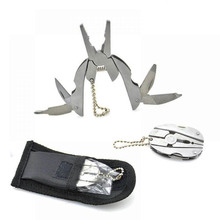 Portable Multifunction Folding Plier Stainless Steel Foldaway Knife Keychain Screwdriver Camping Survival EDC Tools Travel Kits 2024 - buy cheap