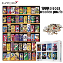 MOMEMO Soda Cans Rack Jigsaw Puzzle 1000 Pieces Wooden Adult Entertainment Puzzle 1000 Piece Jigsaw Puzzle Kids Toys Box Packing 2024 - buy cheap