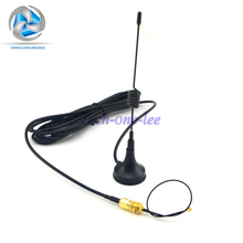 10 piece GSM Antenna 433Mhz 5dbi SMA Plug Straight for Radio +10 piece SMA female bulkhead to Ufl./IPX pigtail cable 1.13 15cm 2024 - buy cheap
