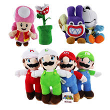 17-25cm Super Mario Bros Mario Luigi toadette Plush Doll toy Piranha Plant Dry Bones Mushroom toadette plush stuffed doll 2024 - buy cheap