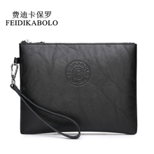 FEIDIKABOLO Men Wallets Long Zipper Coin Purse For Men Clutch Wallet Men Handy Bag Male Vintage Large Wallet Carteira Masculina 2024 - buy cheap