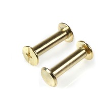 M5*20 Plated Copper Account Screw Rivet /Book Screw / Album Sample Book Docking Cook Pin M5 Hardware 2024 - buy cheap