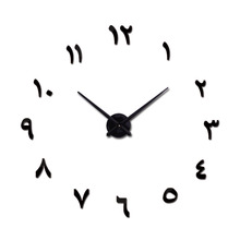 2019nova moda relógio de parede relógios horloge 3d diy acrílico espelho adesivos decoração para casa sala estar quartzo agulha 2024 - compre barato