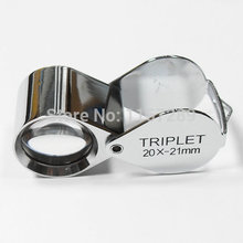 30x21mm triplet loupe 20x  Magnifier Glass for Jewelry &watch repair  Free Shipping 2024 - buy cheap