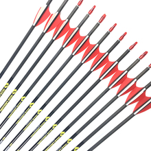 Углеродные стрелы позвоночника 500-900 ID 4,2 мм точки пластмассовые стрелы штифт для стрельбы из лука и стрельбы из лука 6 шт 2024 - купить недорого