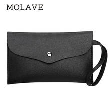 MOLAVE Handbag bag female Solid bags for women hasp Fashion Women Lichee Pattern Handbag Coin Phone Bag Envelope Bags Feb5 2024 - buy cheap