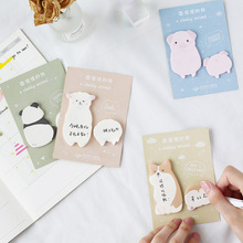 2pcs Cute Memo Pad Sticky Notes Paper Sticker Notepad Kawaii Stationery Scrapbooking Stickers Message Writing Note School Supply 2024 - buy cheap