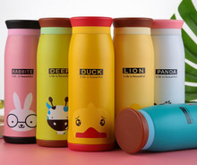 500ml copo térmico de aço inoxidável para escritório estampa animal adorável caneca térmica isolado copo de viagem 2024 - compre barato