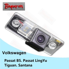 Для Volkswagen Passat B5 LingYu Tiguan Santana 02 ~ 15 HD CCD, дублирующая камера ночного видения для парковки заднего вида, Автомобильная камера заднего вида 2024 - купить недорого