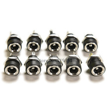 20pcs 2.5mm x 5.5mm Round Panel Chasis Mount Female Socket DC Connector 2024 - buy cheap