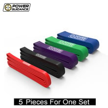 POWER GUIDANCE 5PCS/Set Assisted Pull Up Bands Resistance Mobility Band Loop For Body legs arms Stretching yoga with free bag 2024 - buy cheap