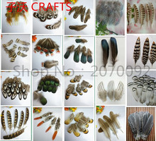 Plumas de faisán naturales de alta calidad, accesorios de joyería artesanales, 20 unidades por paquete 2024 - compra barato