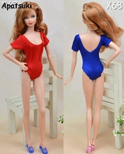 Acessórios da boneca-Moda Um pedaço Maiôs Praia Swimwear Banho Para Roupa Da Boneca Roupas Para 1/6 BJD Casa de Bonecas Barbie 2024 - compre barato