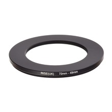 RISE(UK) 72 мм-49 мм 72-49 мм от 72 до 49 понижающее кольцо-адаптер черного цвета для фильтра 2024 - купить недорого