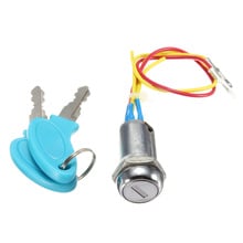 Blue Ignition Switch Lock Electric Mobility Scooter Bike Part Replacement+2 2024 - compre barato