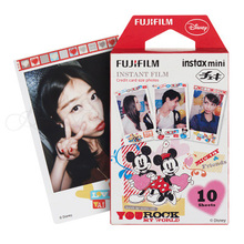 Filme fotográfico fujifilm instax mini 9, papel fotográfico para 9, 8, 50s, 7s, 90, 25 segundos, mini câmeras instantâneas 2024 - compre barato