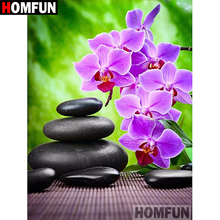 HOMFUN 5D DIY Diamond Painting Full Square/Round Drill "Flower stone" 3D Embroidery Cross Stitch gift Home Decor A02210 2024 - buy cheap