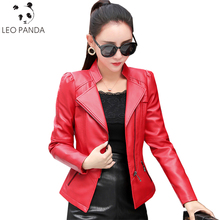 2020 Autumn PU Leather Jacket Women Casual Faux Short Coat Fashion Mosaic Plus Size Bomber Jackets Female Outerwear 6XL HD253 2024 - buy cheap
