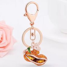 New Chinese style classic lucky peanut key ring festive peanut alloy car keychain Girls Bags Accessories key chain 2024 - buy cheap