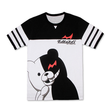 Brdwn camiseta para cosplay, camiseta unissex de algodão com manga curta danganronpa, monokuma, komaeda, nagito 2024 - compre barato