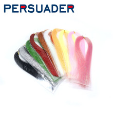 PERSUADER 5packs/set Flashabou Tinsel Flash fly tying materials twisted Crystal Flash saltwater fly wings tails for streamers 2024 - buy cheap