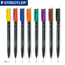 Staedtler 318 f caneta marcador colorida, para arte com tinta a óleo, material de escritório, secagem rápida, à prova d'água, 3 peças 2024 - compre barato