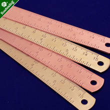 15cm (6") Brass Ruler, Copper Ruler, Bullet Journal Ruler,stencils,dividing rule,sold 1pc/lot 2024 - buy cheap