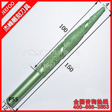 P55-12*4*100mm  Stone Engraving CNC Diamond Tools BALL Nose End Mill Cutter 2024 - buy cheap