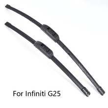 Car Windshield Wiper Blades for  Infiniti G25 form 2011 2012 Car Windscreen wiper Rubber 2024 - buy cheap