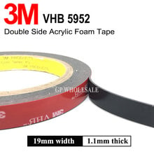 3M VHB Heavy Duty Mounting Tape 5952 Black, 3/4 in x 3M 45 mil 2024 - buy cheap