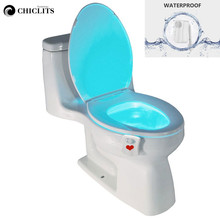 2020 LED Smart Toilet Night Light Waterproof Closestool Seat lights PIR Motion Sensor Auto Lamp Activated Pedestal Toilet Lights 2024 - buy cheap