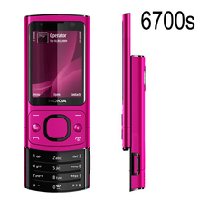 Nokia 6700s celular renovado, telefone 3g gsm rosa quente e original desbloqueado 2024 - compre barato