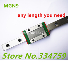 NEW 9mm miniature linear guide MGN9 250mm rail + MGN9H CNC block for 3D printer parts  XYZ cnc parts 2024 - buy cheap