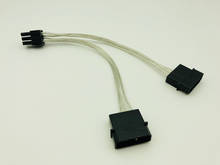 6Pin к 2*4 Pin Molex IDE PCI-E графическая карта питания кабель адаптер PC видео карта разъем кабель конвертер шнур для Mininig 2024 - купить недорого