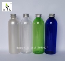 250 мл пустая ПЭТ пластиковая бутылка с алюминиевой крышкой с вставкой, 250cc пустые многоразовые бутылки, эмульсионная бутылка WYL 2024 - купить недорого