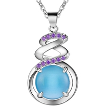 wholesale free shipping silver plated Fashion jewelry Necklace pendant WN1746 2024 - buy cheap