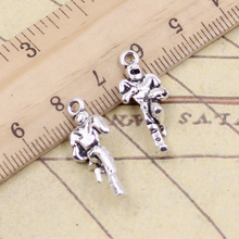 20pcs Charms Soccor Football Player 22x13mm Tibetan Silver Color Pendants Antique Jewelry Making DIY Handmade Craft 2024 - buy cheap